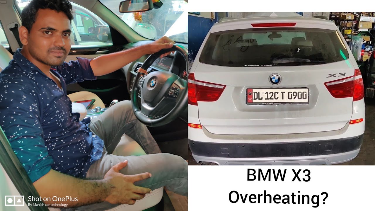 BMW X3 overheating problem fix (coolant leak) - YouTube