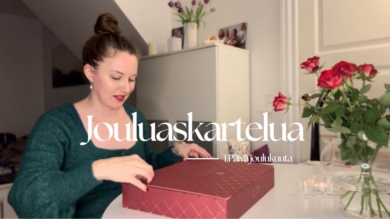 Joulukalenterin askartelu 1. päivä joulukuuta kunniaksi🎅🏻