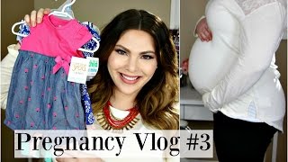 Pregnancy Vlog 3 | Total Weight Gain, Diet, Boobs & Bras, Baby Girl Clothes, New Shoes Haul