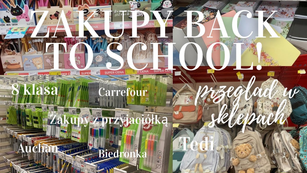 ZAKUPY BACK TO SCHOOL