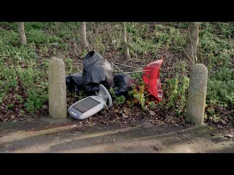 Please don't flytip - Love Where you Live!