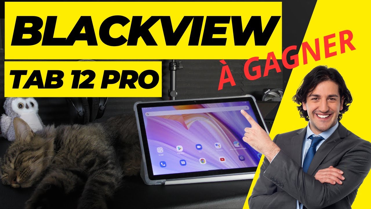 Tablette Android 12 Blackview Tab 12 Pro De 10,1 Pouces Avec Écran