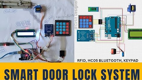 HOW TO MAKE SMART DOOR LOCK SYSTEM//FULL TUTORIAL VIDEO// ARDUINO UNO// RFID HC05 BLUETOOTH MODULE//