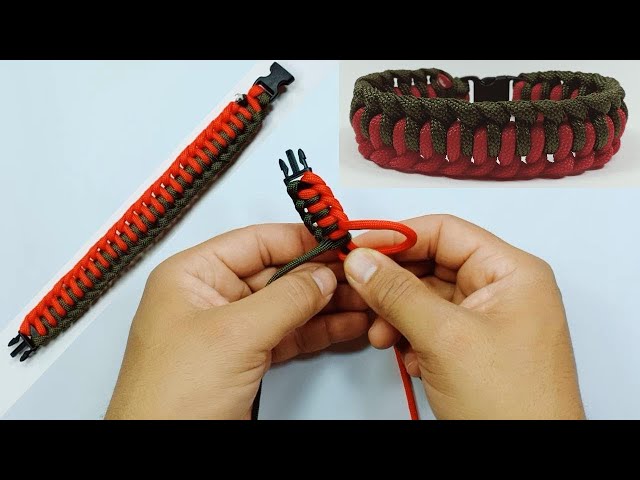 🧲 Magnetic Paracord Bracelet Done 3 Ways! TUTORIAL 