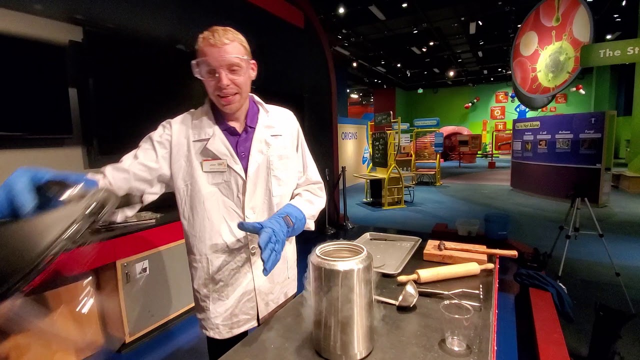 Demonstration: Egg + Liquid Nitrogen: What Will Happen?