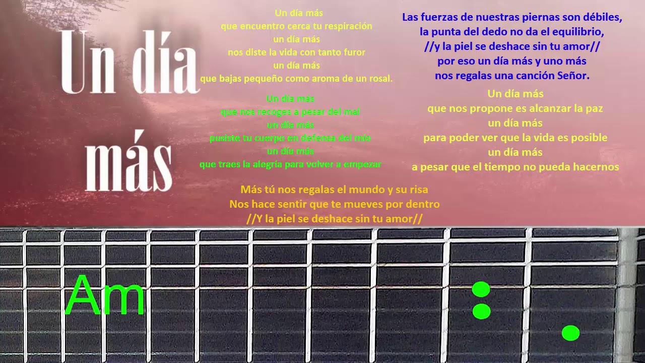 Un día más. PRG. Acordes en Guitarra. - YouTube