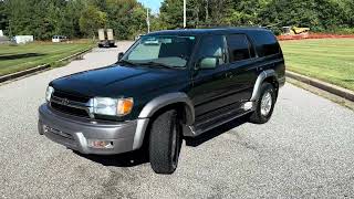 2002 TOYOTA 4RUNNER SR5  LIMITED LEATHR SPORT 2 TONE GREEN WALKAROUND SUPER CLEAN 4X4