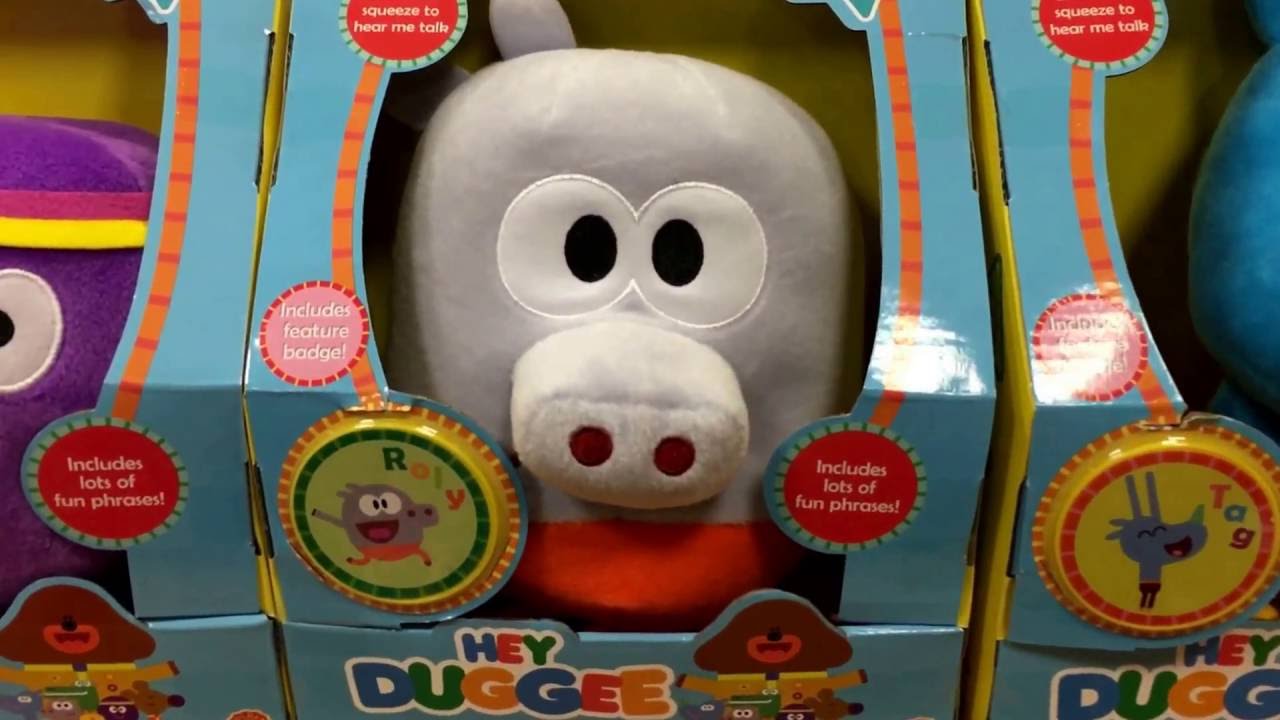 Hey Duggee Talking Roly Soft Toy - YouTube