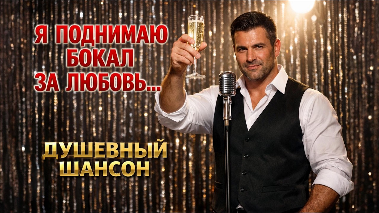 Я поднимаю бокал за любовь 🍷 Шансон