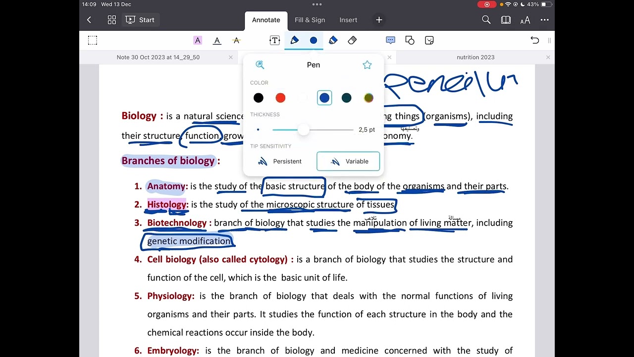 Human biology lecture ,جامعة كربلاء ، المرحلة الأولى ، قسم الصيدلة