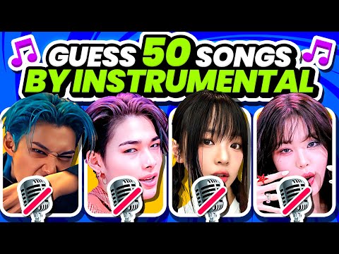 Guess 50 KPOP SONGS by the INSTRUMENTAL 🎙️🚫 Guess the Song -  KPOP QUIZ 2024