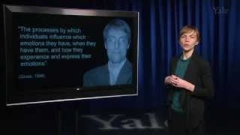 Human Emotion 14.1: Emotion Regulation I (What is Emotion Regulation)