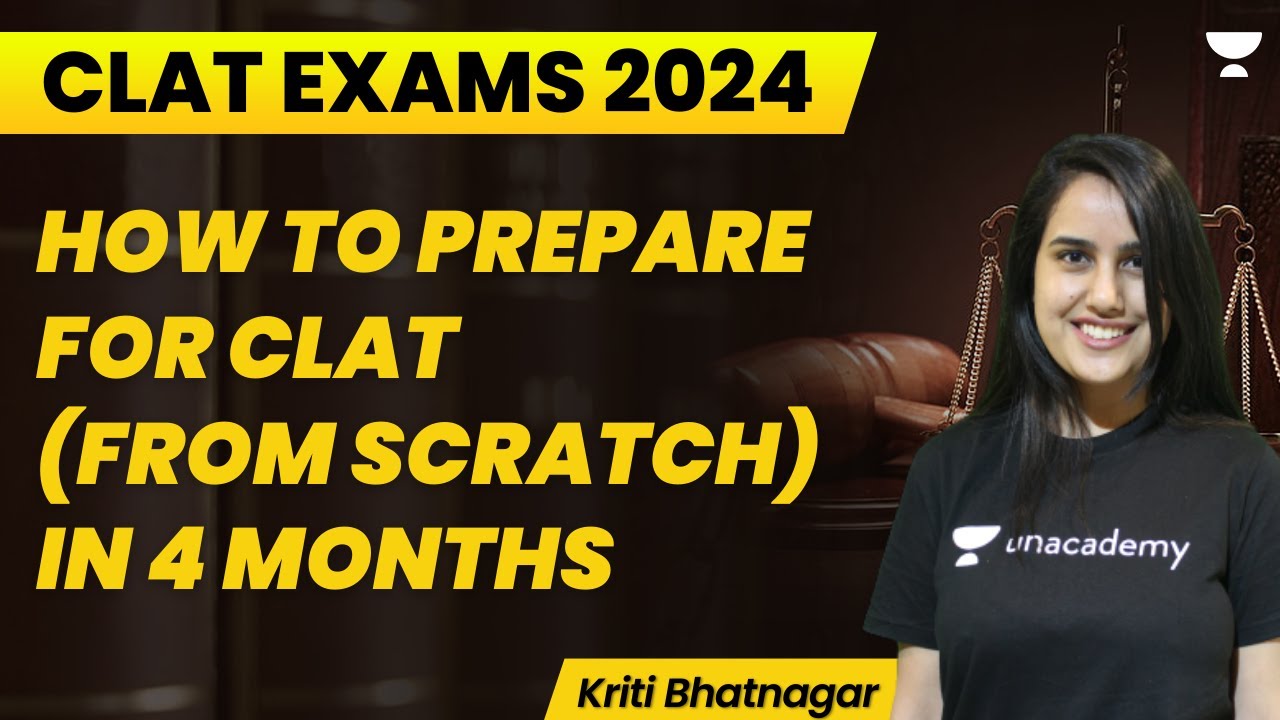 How to prepare for CLAT (from scratch) in 4 months? CLAT 2024 | Kriti ...