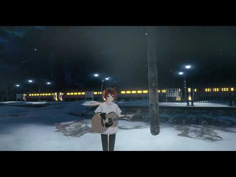 アコギ弾き語り「アイ　（秦基博）」　歌うVRChatアバター