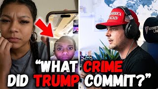 When Leftists REALIZE Trump Is ACTUALLY NOT A Racist, R@pist, Or A Criminal!
Help me get security: https://blacklineguardianfund.com/
HELP: If youd like to help elevate and improve my content check out my amazon wishlist! https://www.amazon.com/registries/gl/guest-view/USQSCU1BI74N?ref cm_sw_r_apin_ggr-subnav-share_Z0AT9KVC175K7P11WQ84&language=en-US
TIPS: If you have a story that youd like me to cover email me: dcbhigbyy@gmail.com - dont be shy!
DISCORD: https://discord.gg/vqU8F7WTRx
FEARLESS: Support the tour: https://www.givesendgo.com/FearlessDebates
Link To Fearless Debates Youtube Channel: https://youtube.com/@thefearlesstour?si=WGF5WS5AR-ABGiQG
Follow Fearless Debates On Twitter
https://x.com/fearlessdebates?s=21
I hope you enjoyed! For more of my content follow me on my other platforms! I am really looking to build my discord community so that you all can have as much fun debating each other as I do and hone your skills. everyone is welcome regardless of political affiliation.
Instagram: https://www.instagram.com/camhigby/
Tiktok: https://www.tiktok.com/@thecamhigby?is_from_webapp=1&sender_device=pc
Facebook: https://www.facebook.com/CamHigbyy
X: https://x.com/camhigby
Paypal: dcbhigby@gmail.com
Cashapp: $C4mhigby
Patreon: https://patreon.com/CamHigby?utm_medium=unknown&utm_source=join_link&utm_campaign=creatorshare_creator&utm_content=copyLink
Threads: https://www.threads.net/@camhigby?hl=en When Leftists REALIZE Trump Is ACTUALLY NOT A Racist, R@pist, Or A Criminal!