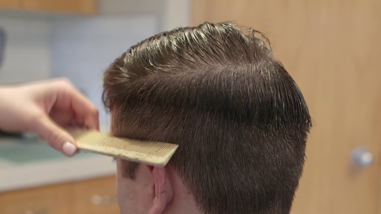 how to cut men's hair at home with machine