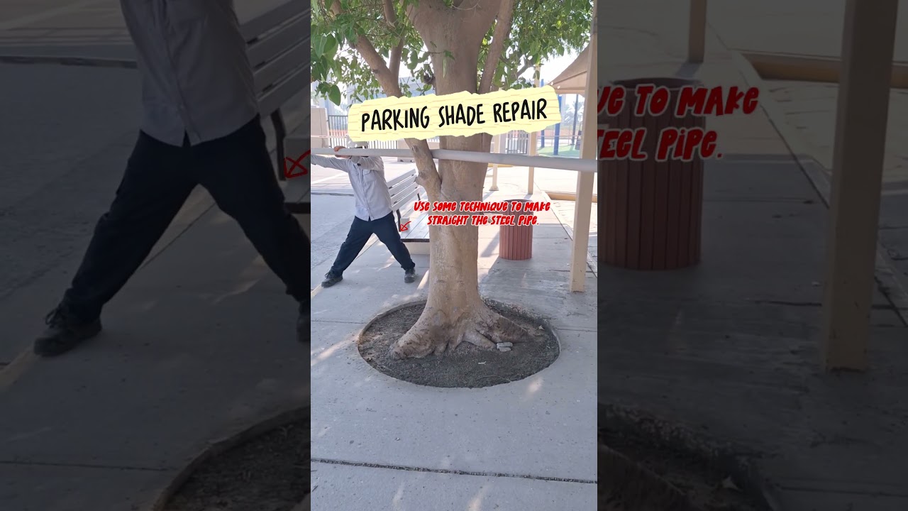 Not all parking with parking shade allows all cars to park.🙄🙄💪