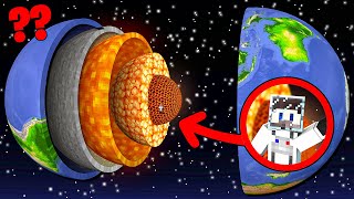 Лего Что Находится Внутри Центра Земли в Майнкрафт 