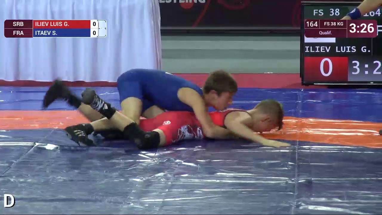 Qual. FS - 38 kg: G. ILIEV LUIS (SRB) v. S. ITAEV (FRA)