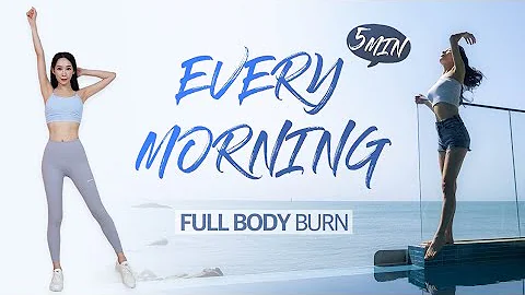 5 MIN STANDING DAILY FULL BODY WORKOUT (LIGHT & QUIET )  SUMMER BODY CHALLENGE With Shirlyn Kim