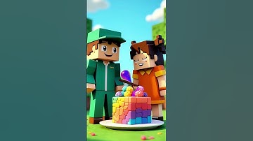 Squid Game Minecraft AI Cake ASMR #squidgame #squidgame2 #ai #asmr #minecraft