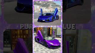 Blue vs Purple comparison ??newshort