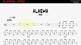 ALARMA - Frío [DRUM SCORE]