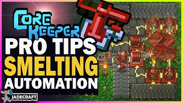 CORE KEEPER AUTOMATIC SMELTING - DONT Use To Many Drills! Vein And Ore Mining Tips