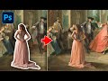 TRUCOS DE COMPOSICIÓN: INTEGRAR persona en un cuadro con Photoshop