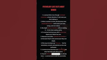 Psychology Love Facts About Women 💕 | Emotional Connection Explained | Wisdom_Weave Relationship