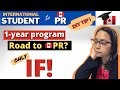 Is 1 year program enough to get Canada PR? Watch this video before you start!!!