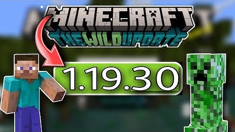 Minecraft Pe 1.19.30 Official Version Released | Minecraft 1.19.30 Crash Problem Fixed