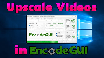 [EncodeGUI Official Video Tutorial] How to Use Resolution Upscaling | AI Upscaling + DeNoising Guide