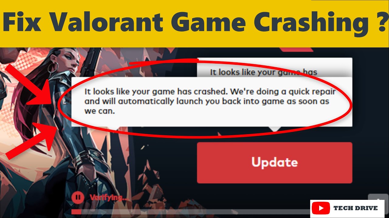 Fix Valorant Game Crashing at Startup It's looks like your game has
