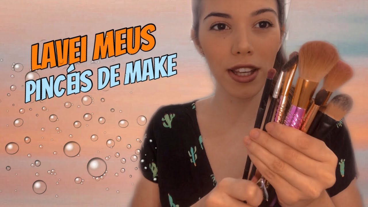 Como Limpar Pincel De Maquiagem Bruna Romao YouTube