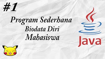 Ayo Belajar Java (1) Program Input Data Mahasiswa
