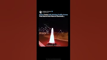 China’s Self-Driving Cones Wow the Internet 😮