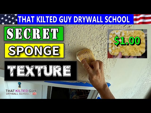 Knockdown Texture Sponge Unboxing and Quick Knockdown Texture