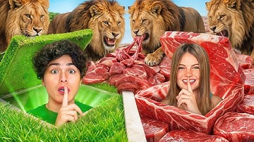 I Built 67 Secret Rooms In One Color!