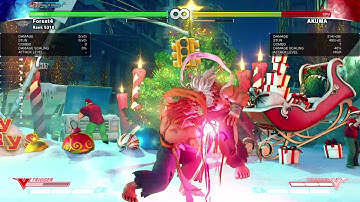 Akuma c HP Crush Counter Combo V Trigger Mid Stage STREET FIGHTER V
