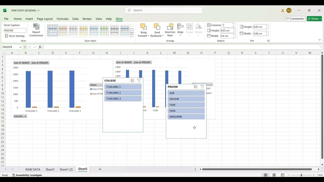 HOW TO CREATE PIVOT CHART AND PIVOT TABLE USING EXCEL - YouTube