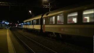 Bahnverkehr von Erstfeld bis Chiasso am 26.11.11 - 'Re 4/4 LION'