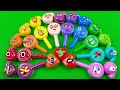 Numberblocks Mixing ASMR is So Satisfying ✨🦖 Look Slime Opening Lollipop, Whistle Colorful! ASMR