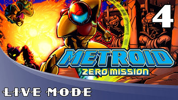 Metroid: Zero Mission Blind Run: Part 4 - Metroid Monday Live Stream - Game Mode