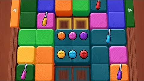 Wood Away Block Jam Level 202 Game Walkthrough Solution