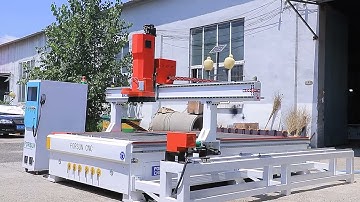 ATC CNC Router with C Axis and Duo Aggregate & Saw Cutting