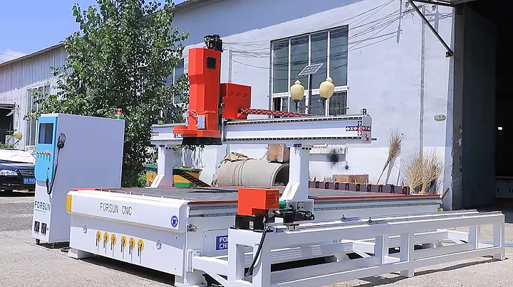 ATC CNC Router with C Axis and Duo Aggregate & Saw Cutting