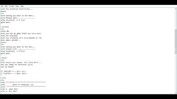 How to make a game in notepad pt 3