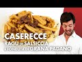 Caserecce al ragù di salsiccia con fonduta *EDUCAZIONE MILANESE*