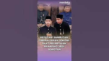 Kejutan! Sambutan Gibran Depan Jokowi Saat Pelantikan Prabowo Jadi Sorotan #merdekadotcom